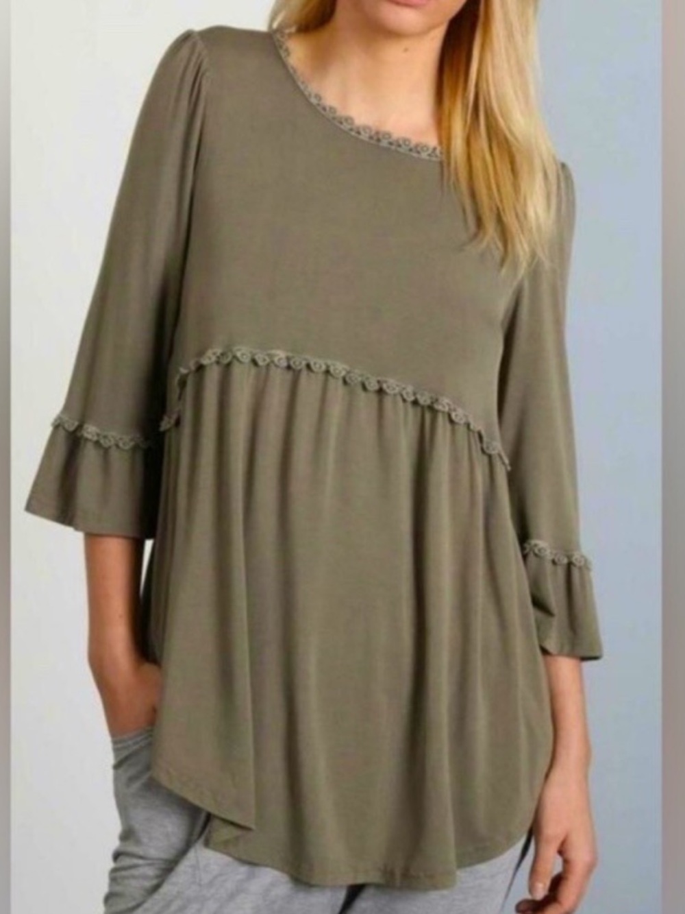 POL distressed plum color size small